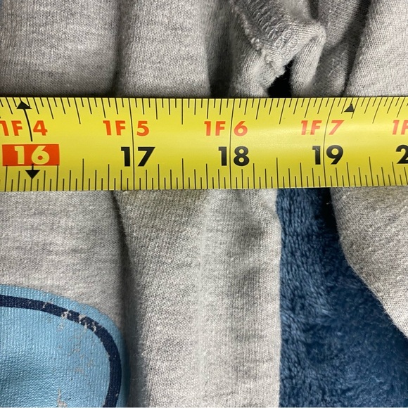 Disney Cruise Line Hoodie Men's L Gray Donald Duck Sweatshirt Pullover Nautical - Picture 7 of 8